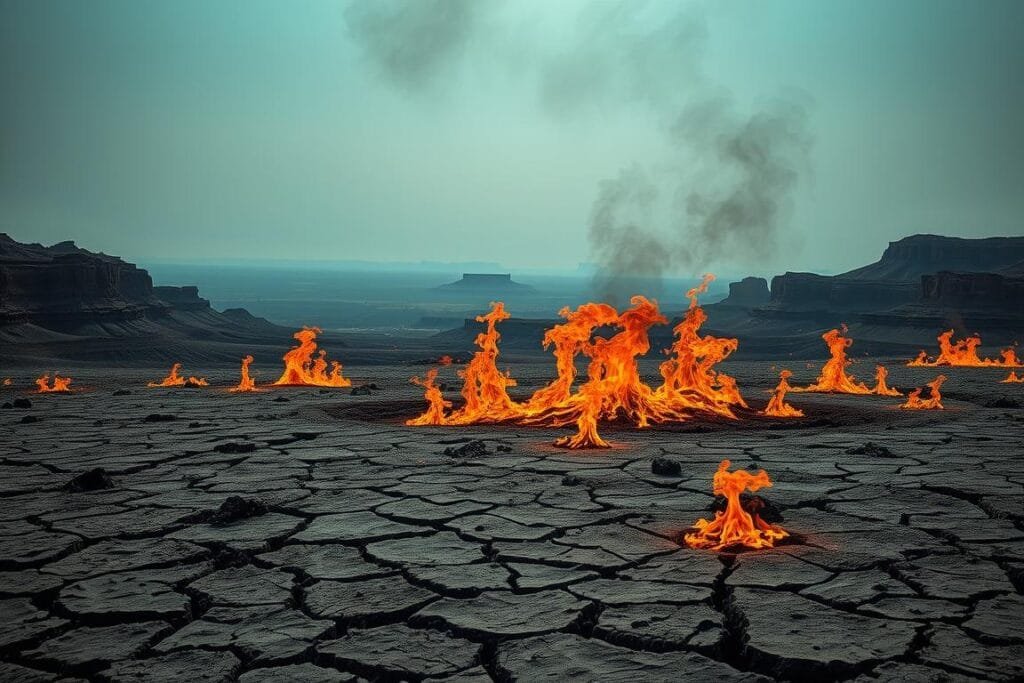 Eternal Flames Geological Processes